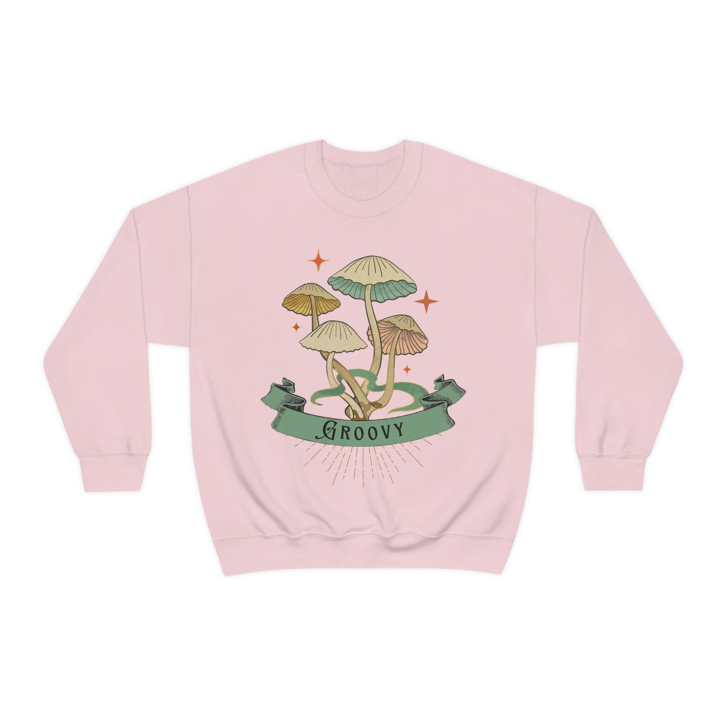Groovy Shrooms Unisex Heavy Blend™ Crewneck Sweatshirt