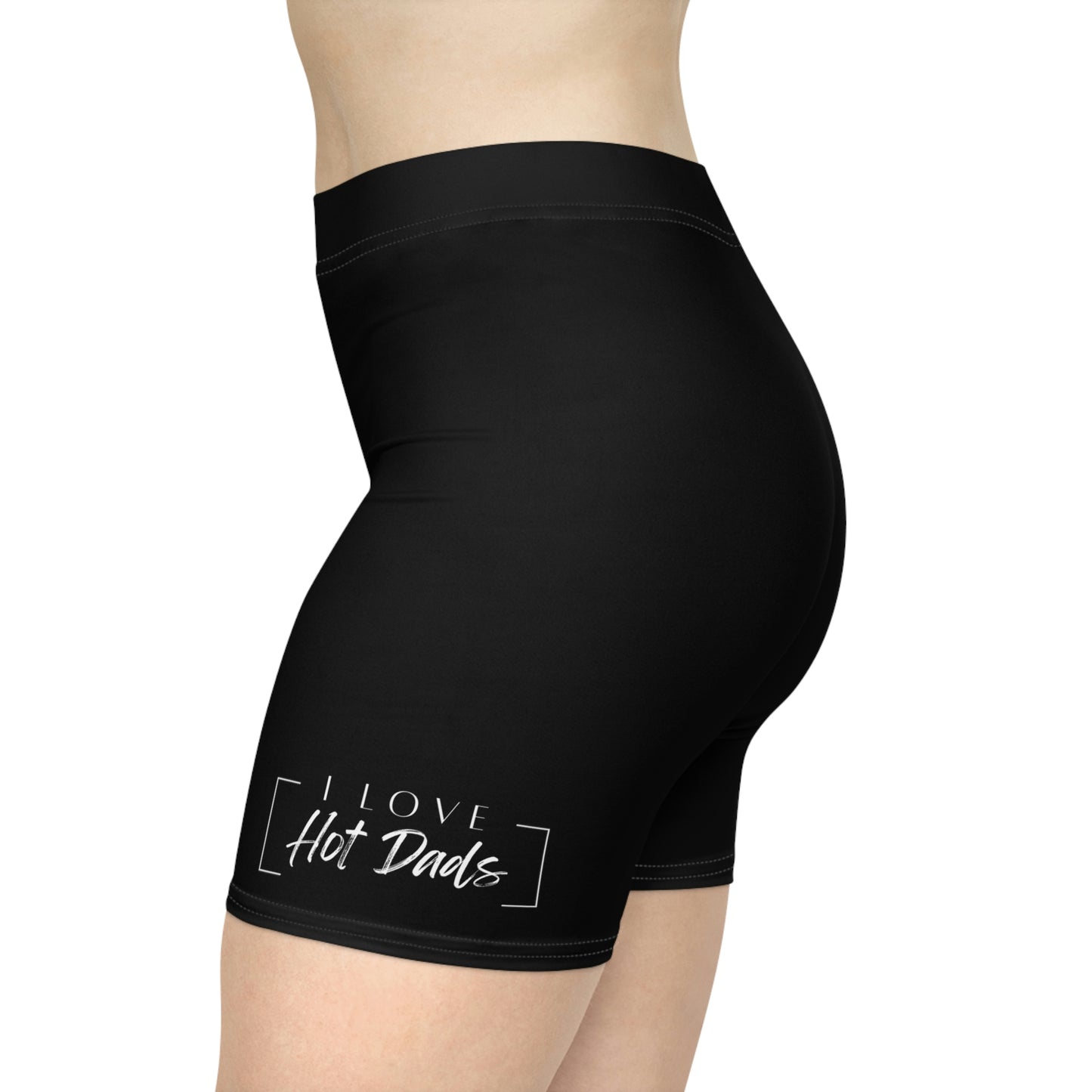 I Love Hot Dads Women's Biker Shorts