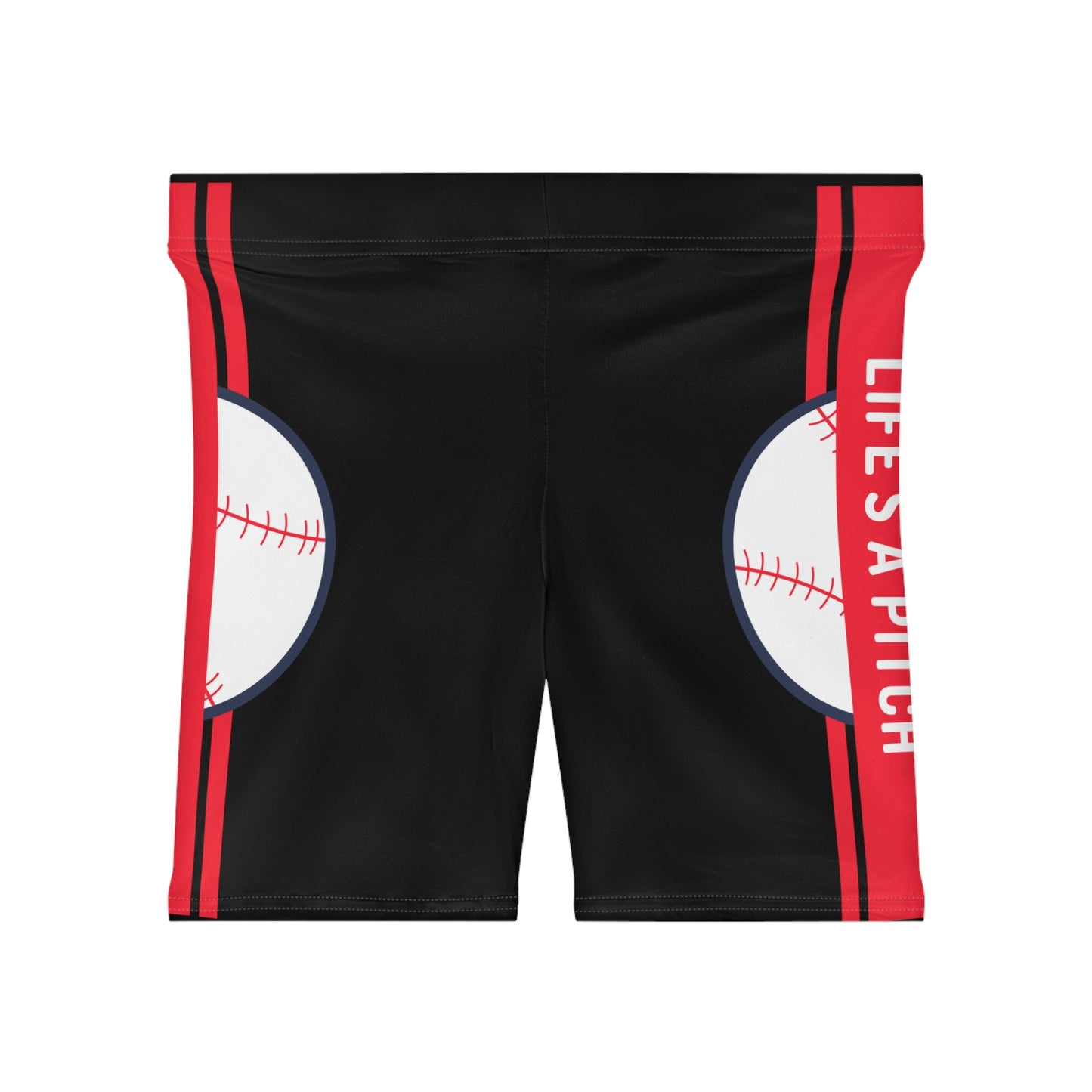 Life's a Pitch Women's Biker Shorts