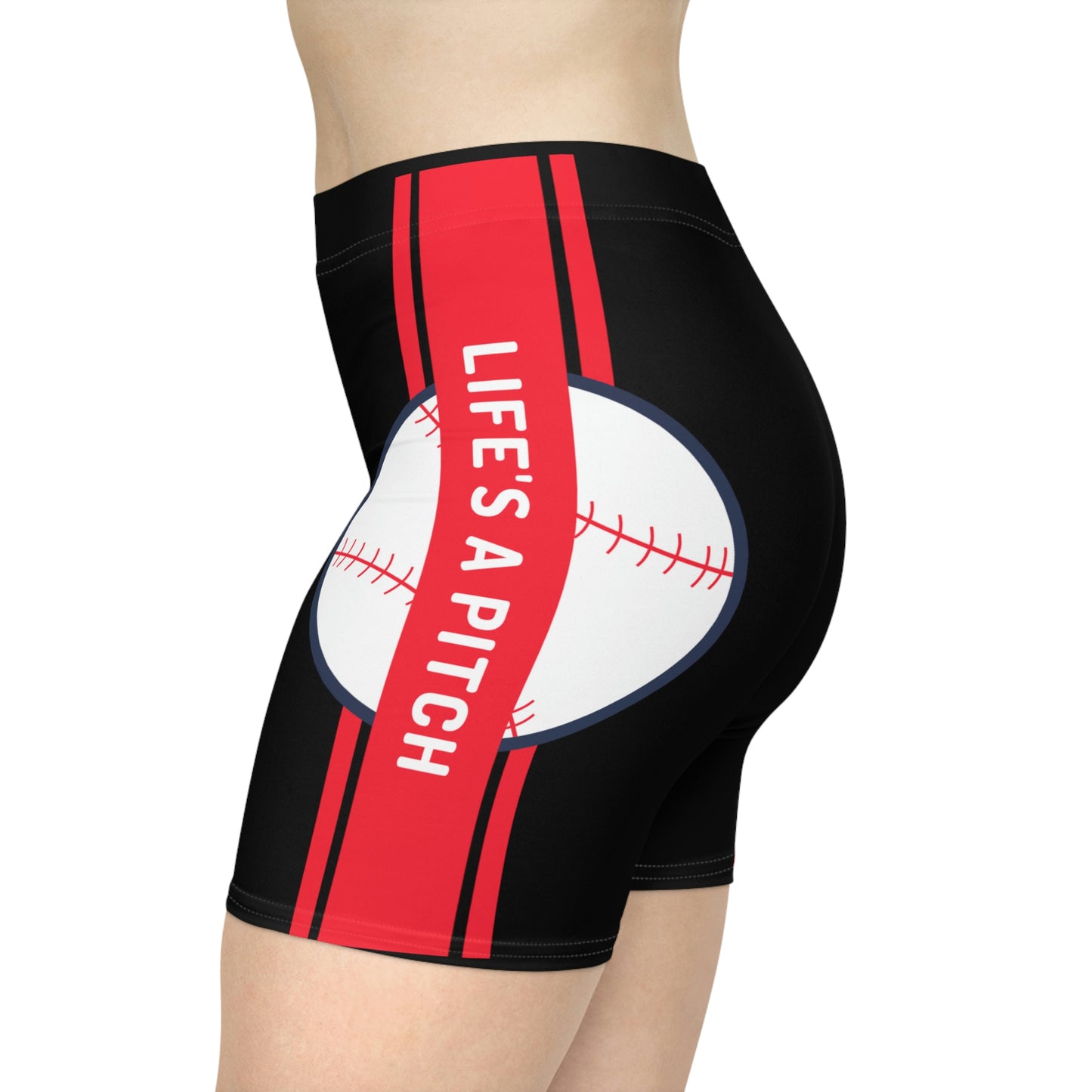 Life's a Pitch Women's Biker Shorts