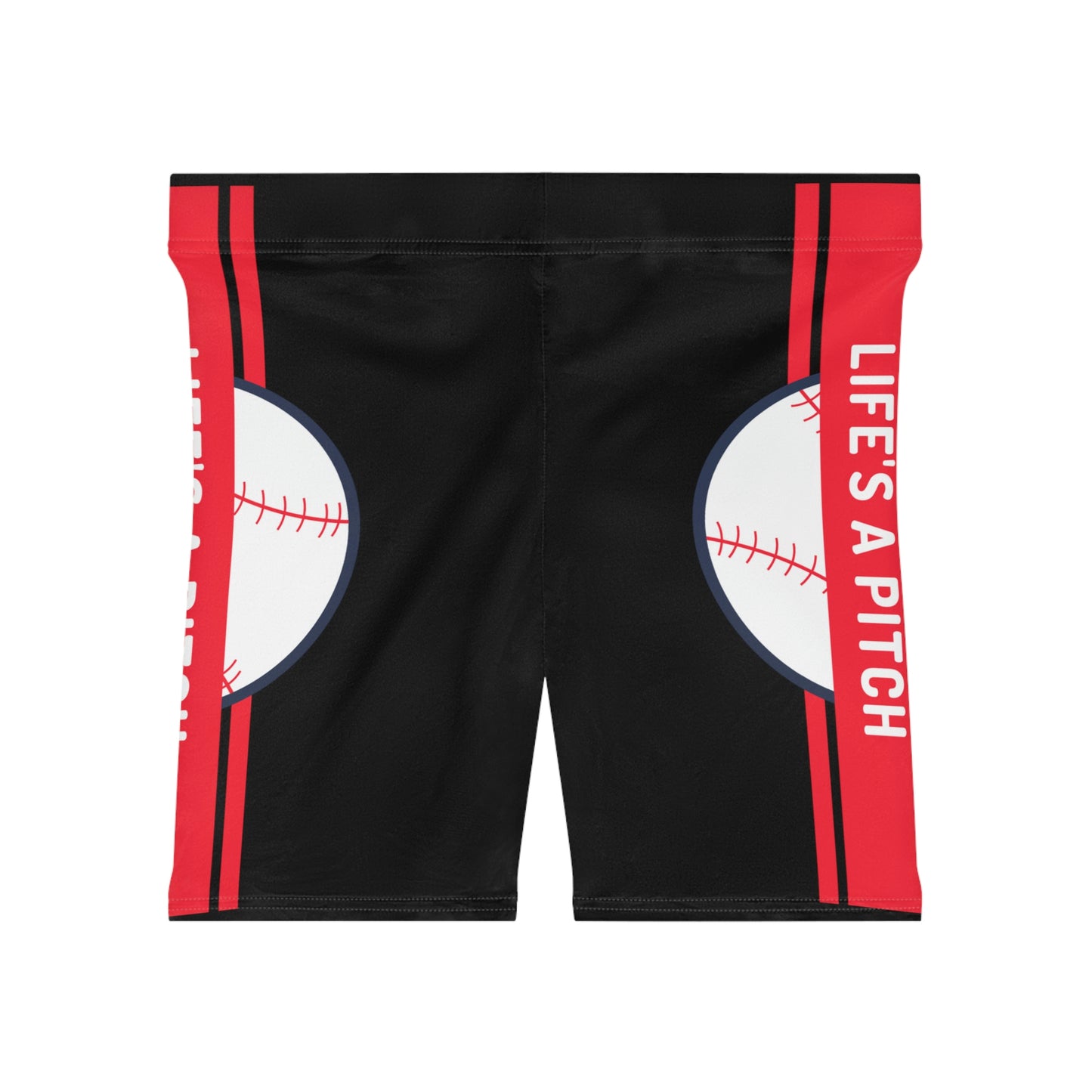 Life's a Pitch Women's Biker Shorts