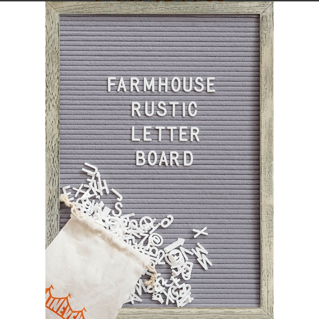 Rustic Farmhouse Letterboard 12x17