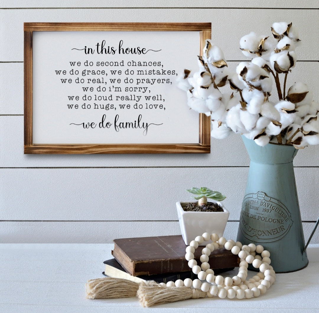 In This House/Family Decor
