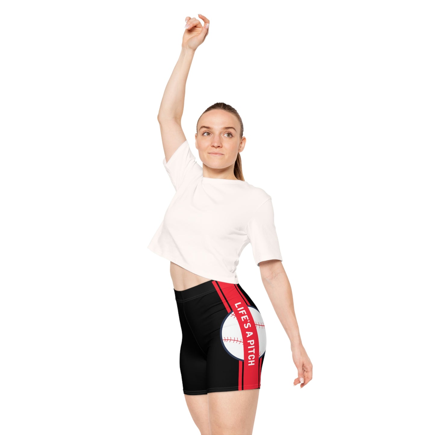 Life's a Pitch Women's Biker Shorts