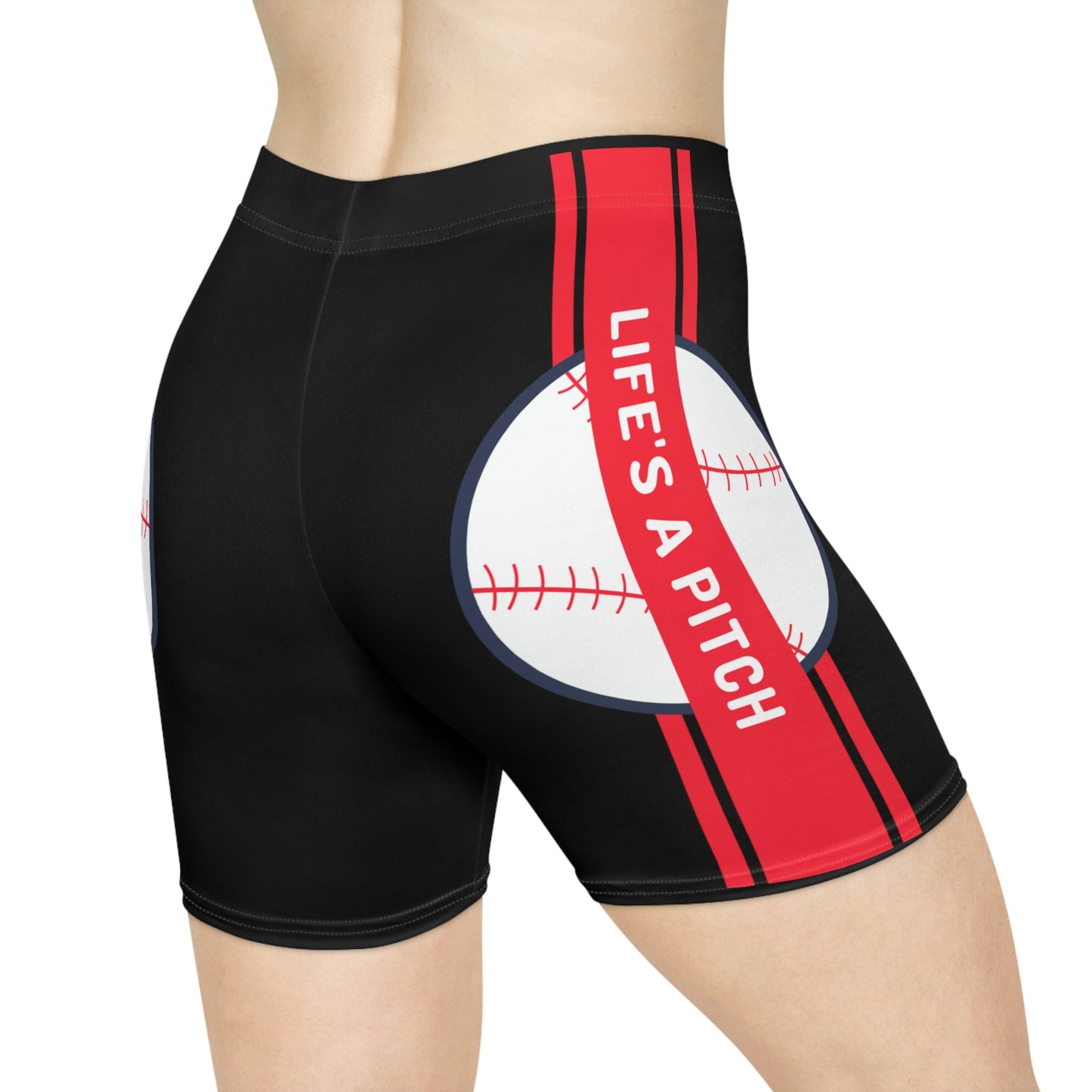 Life's a Pitch Women's Biker Shorts