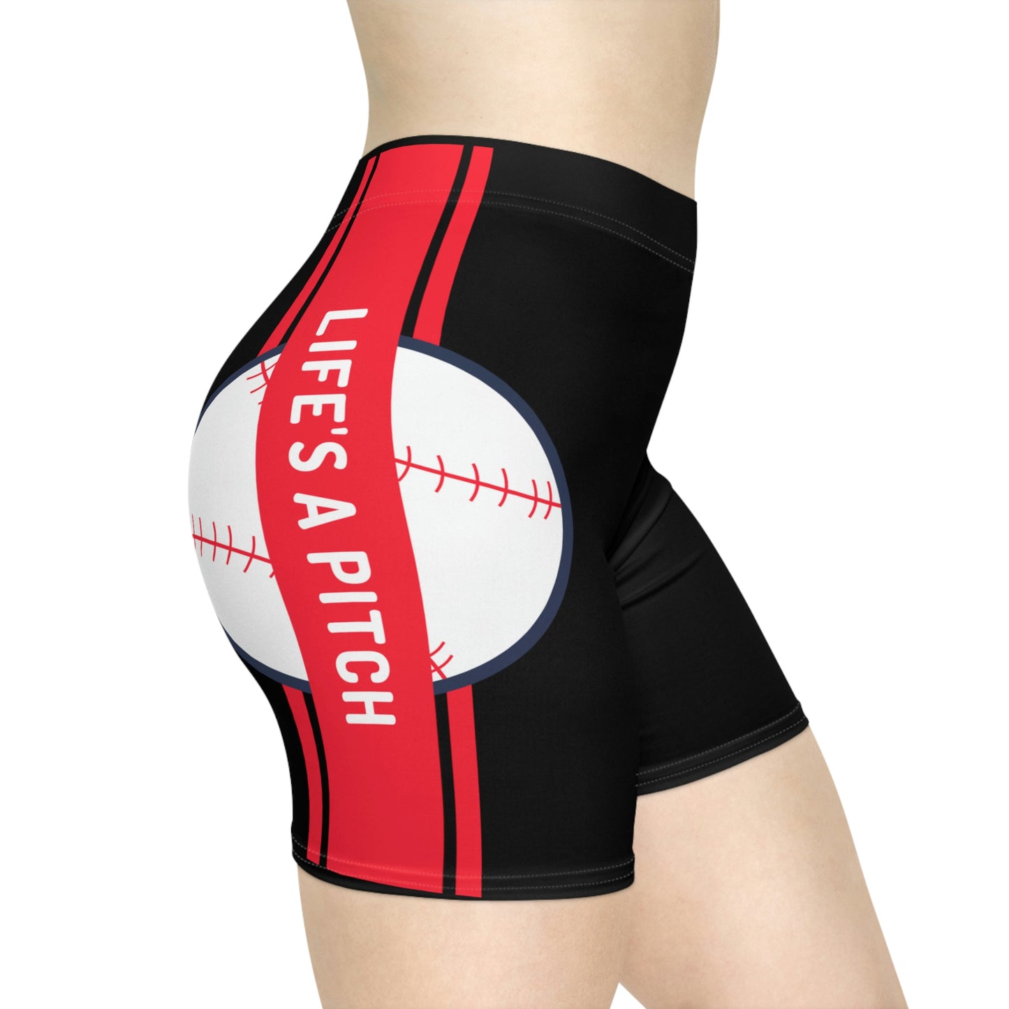 Life's a Pitch Women's Biker Shorts
