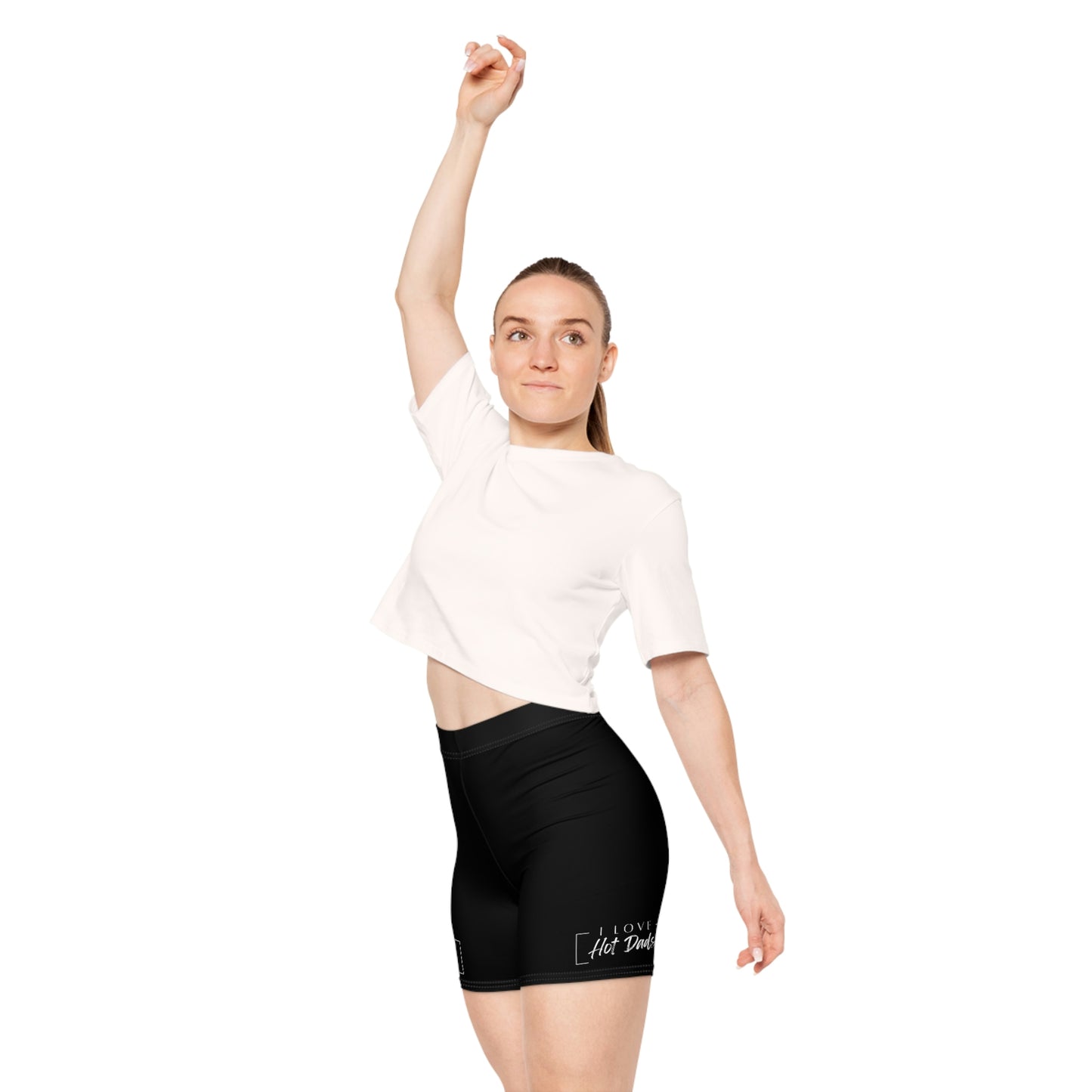 I Love Hot Dads Women's Biker Shorts