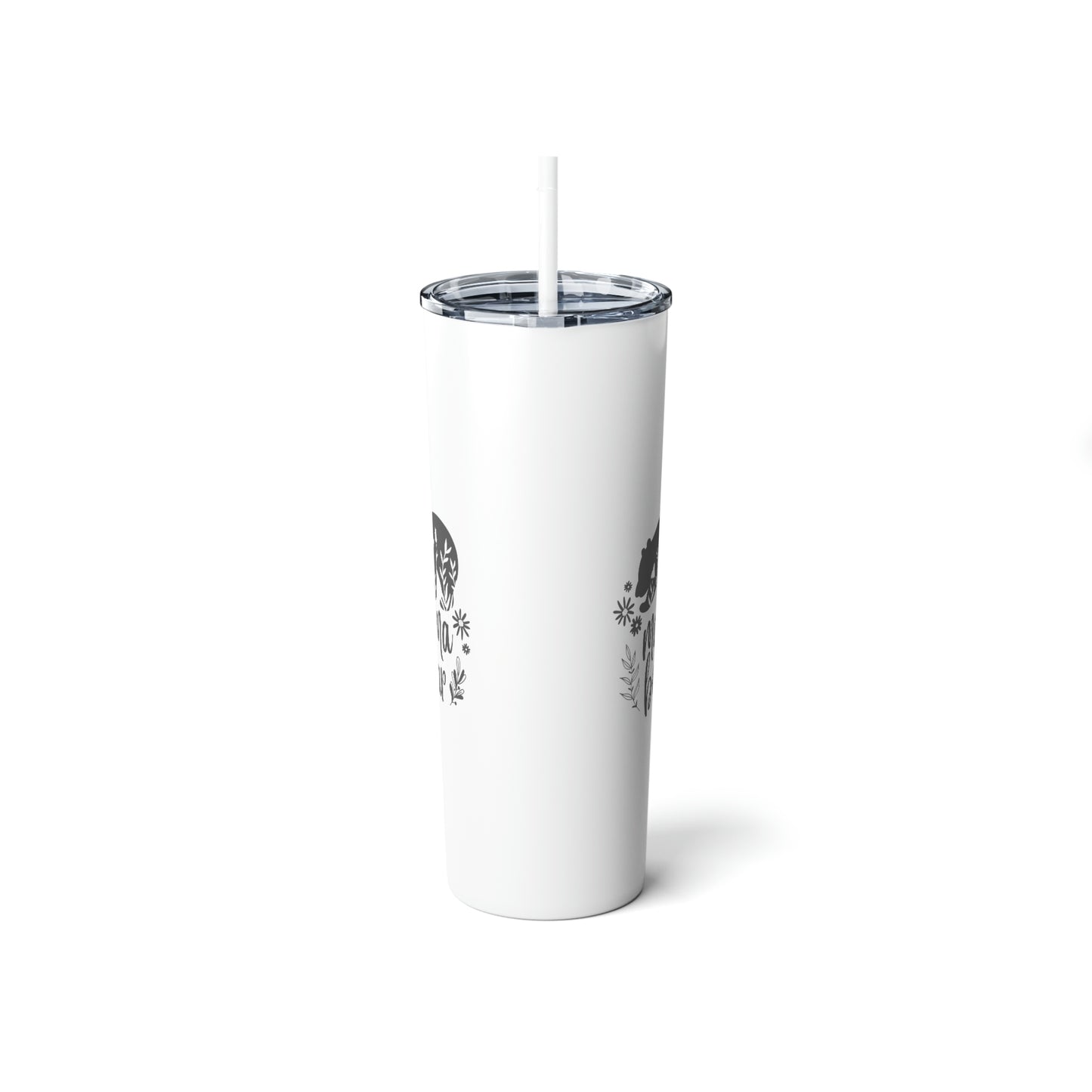 Mama Bear Skinny Steel Tumbler with Straw, 20oz