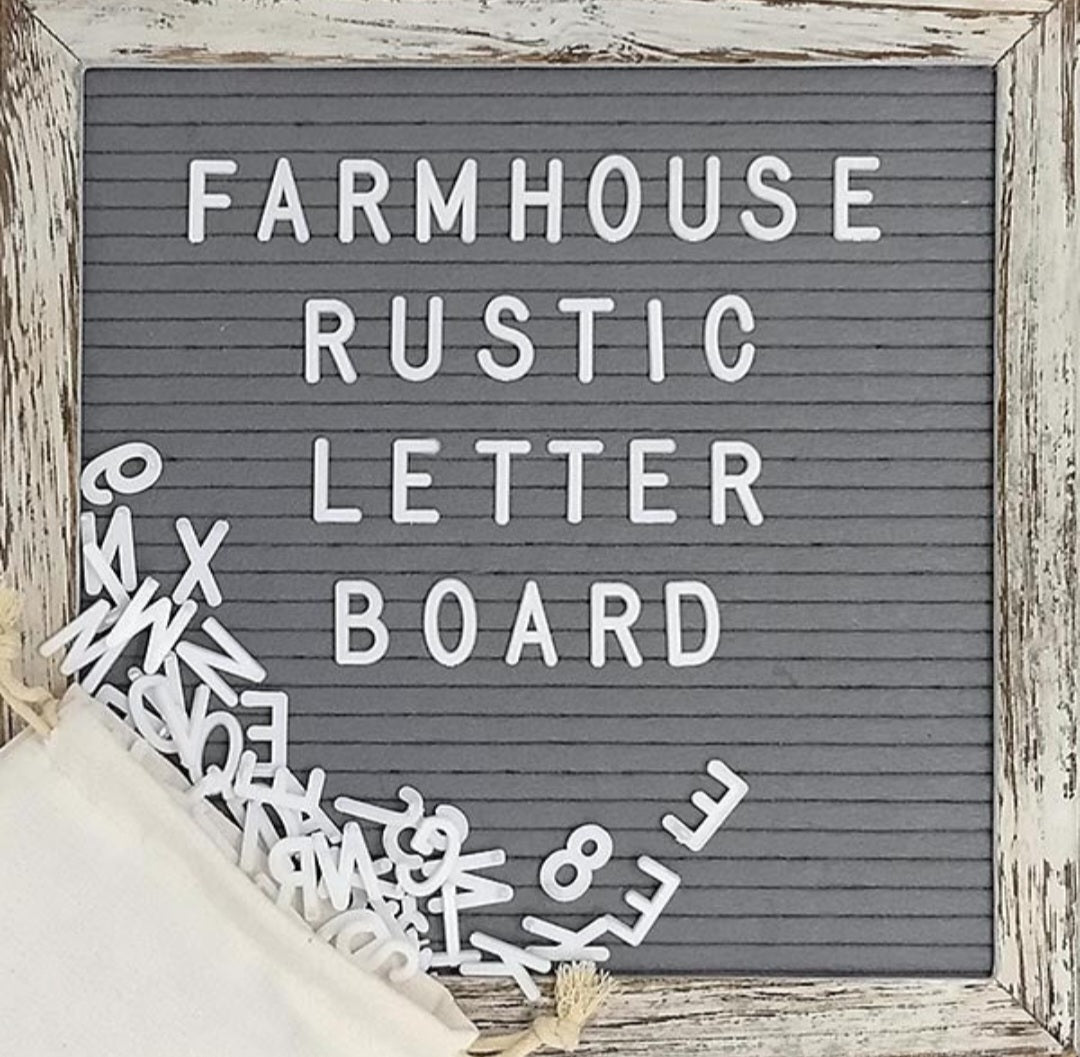 Rustic Farmhouse Letterboard 10x10