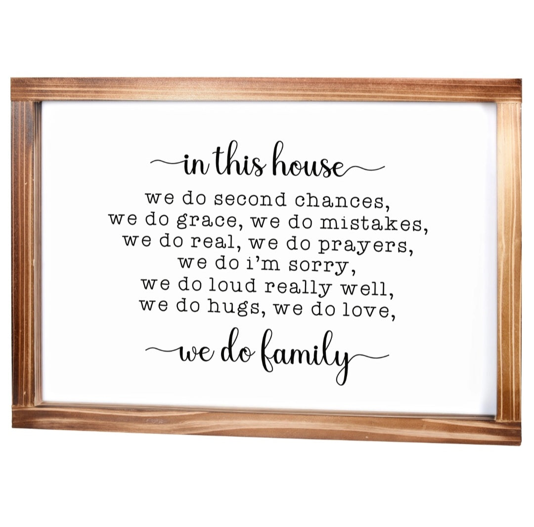 In This House/Family Decor