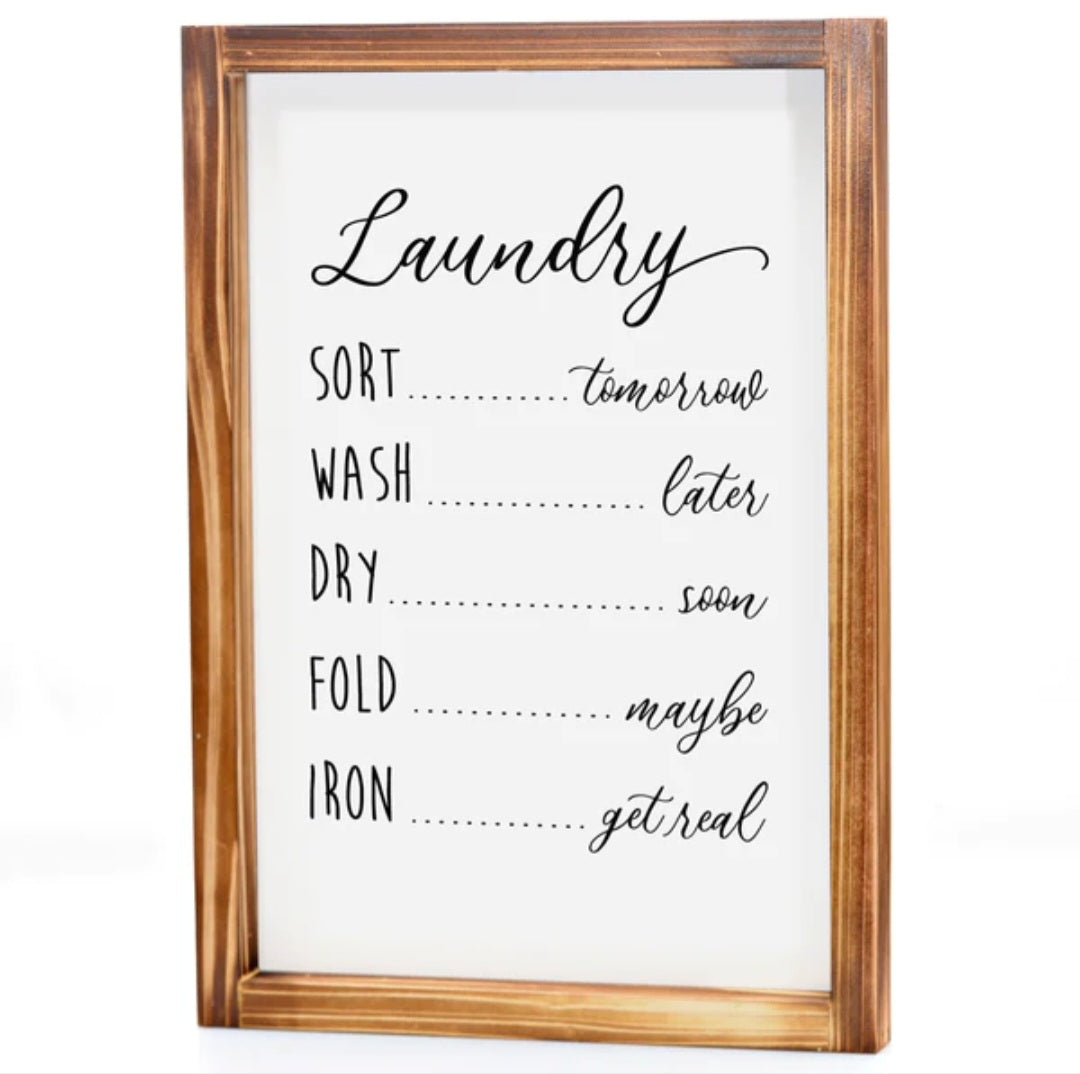 Funny Laundry Decor
